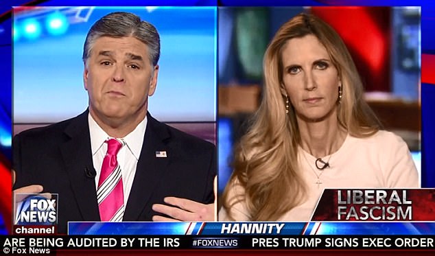 Furious Ann Coulter told Sean Hannity on Wednesday that she was furious her planned talk at Berkley had been canceled and blamed conservatives who failed to back her plans