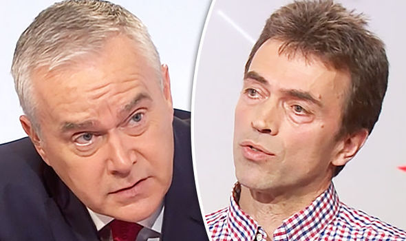 Huw Edwards and Tom Brake