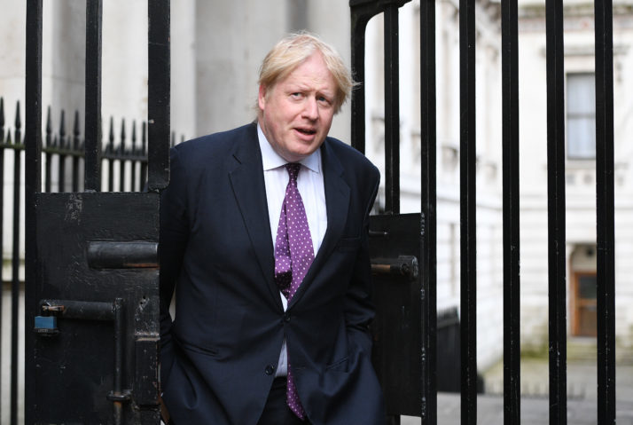 British Foreign Secretary Boris Johnson | Facundo Arrizabalaga  EPA