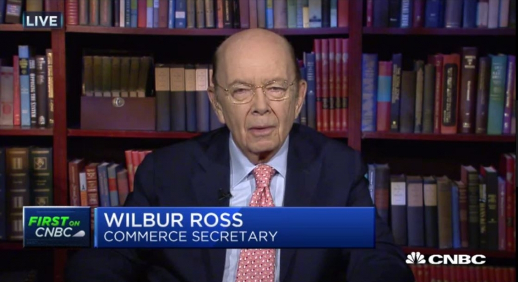 Commerce Sec. Wilbur Ross says there was “not a single hint of a protester” during President Donald Trump’s visit to Saudi Arabia