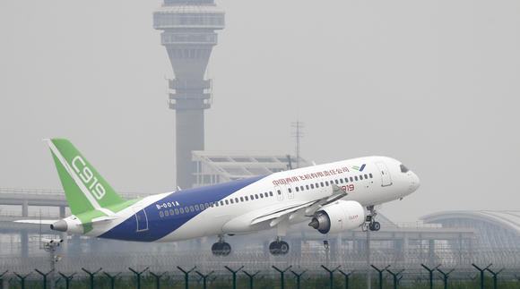 China's first domestically-built large passenger jet ready for take off