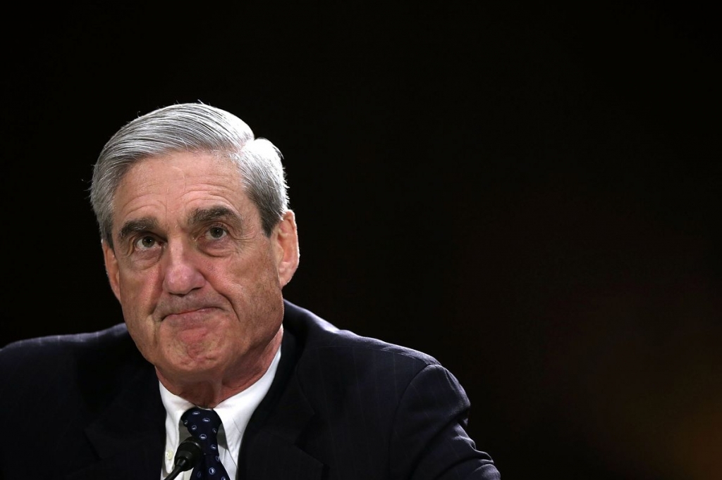 Former FBI Director Robert Mueller testifies during a hearing before the Senate Judiciary Committee