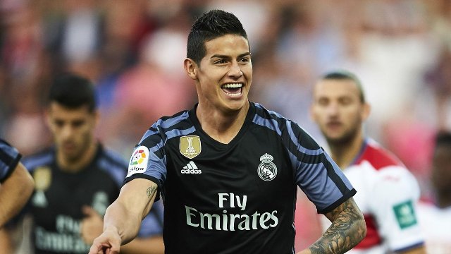 Real Madrid Rout Granada 4-0 with Braces from James Rodriguez, Alvaro Morata