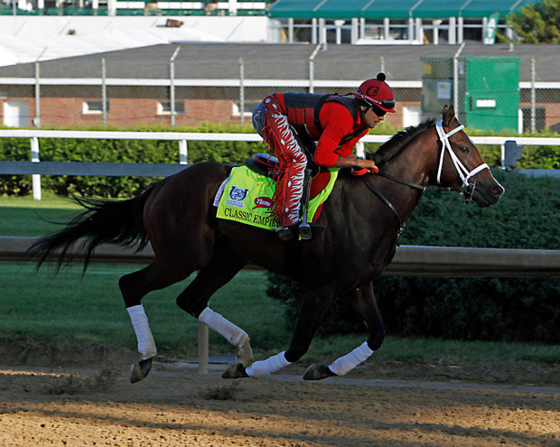 Morning line Kentucky Derby favorite Classic Empire probably wouldn't mind a little rain on Saturday