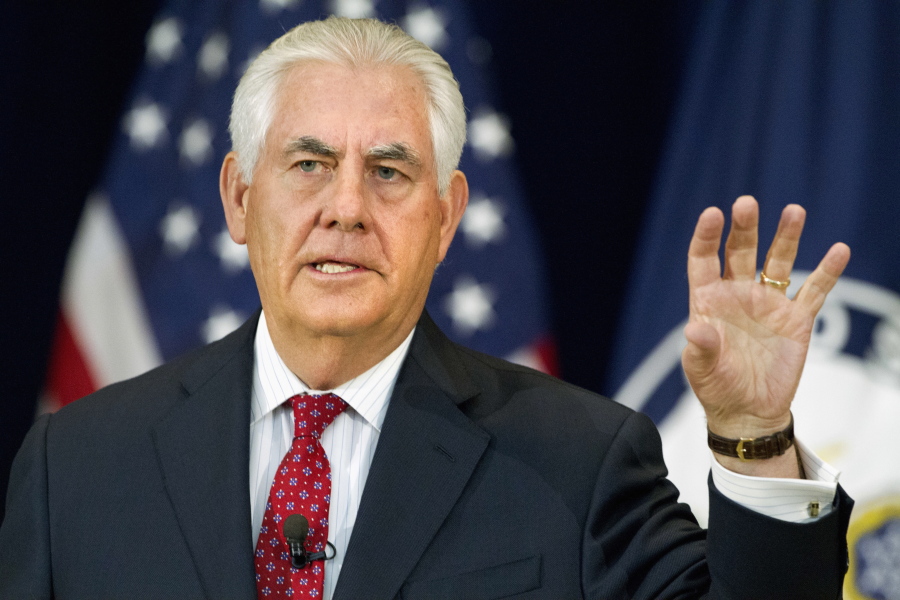 Secretary of State Rex Tillerson