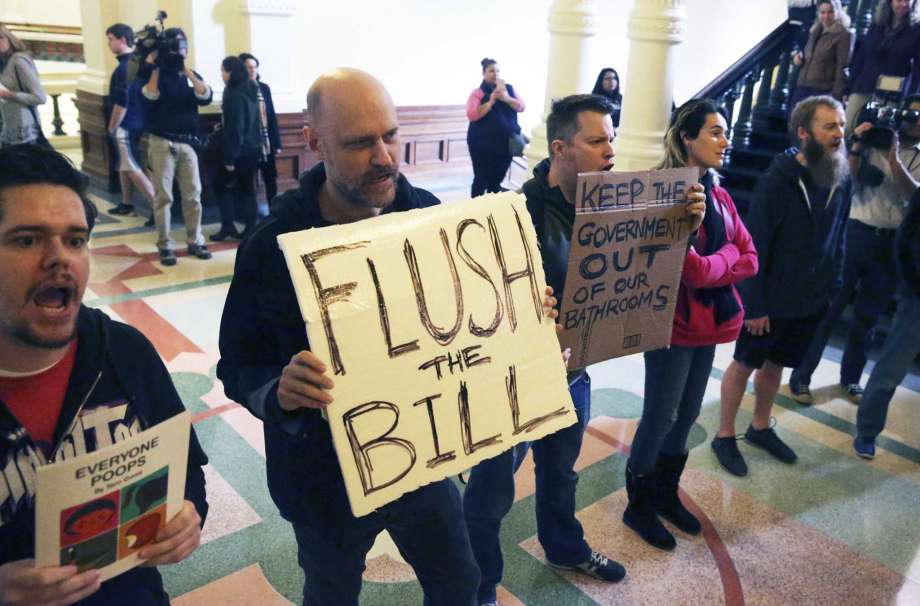 Protestors opposing House Bill 2899 called it just as bad as Senate Bill 6. HB 2899 would prohibit city and school district policies that protect groups from discrimination if those groups aren't already protected by state or federal law