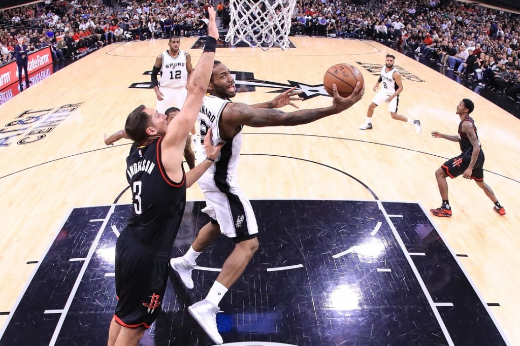 Spurs overcome Leonard injury, Harden to beat Rockets in OT