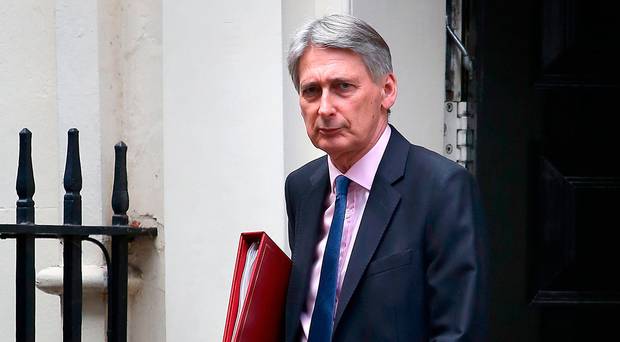 Britain's Chancellor of the Exchequer Philip Hammond