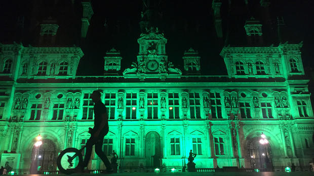 Buildings Across the Planet Turn Green for Paris Climate Deal