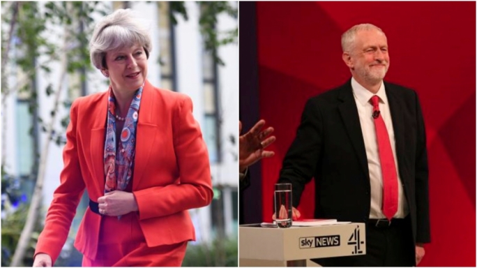 Theresa May and Jeremy Corbyn