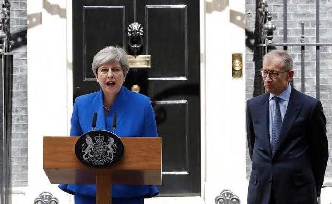 British Prime Minister Theresa May's Statement In Downing Street