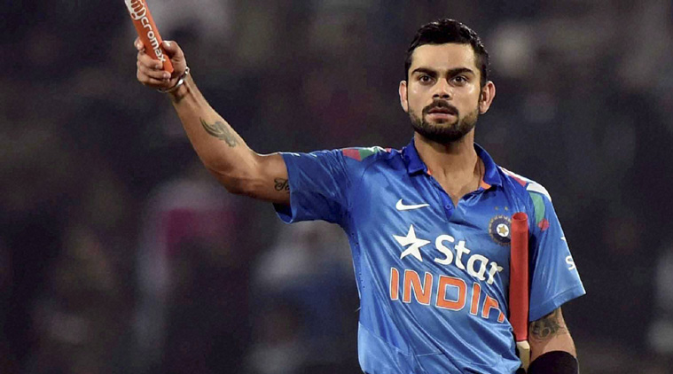 Virat Kohli smashed crucial late innings runs