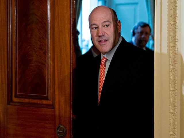 WASHINGTON DC- JANUARY 22 Gary Cohn director of the U.S. National Economic Council arrives to a swearing in ceremony of White House senior staff in the East Room of the White House