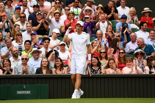 Wimbledon 2017 Andy Murray moves into second round Laura Robson crashes out