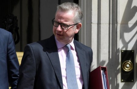 Michael Gove leaves 10 Downing Street after a cabinet meeting in central London Britain