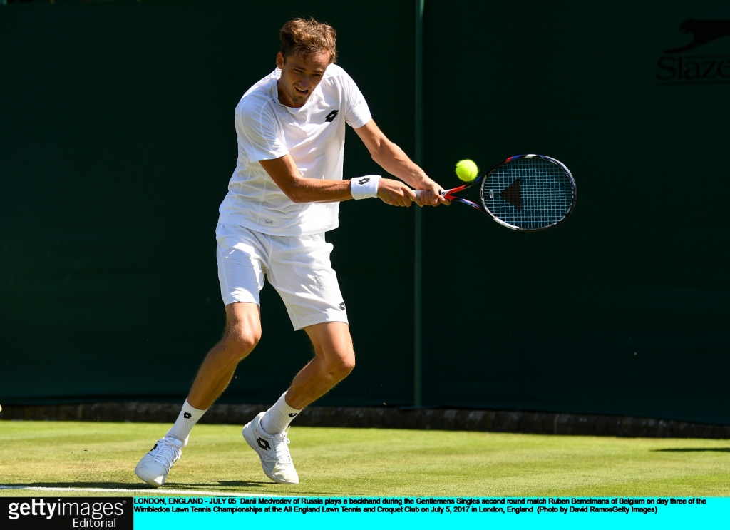 Daniil Medvedev the world No 49 tossed loose change after what he saw as poor calls from the umpire