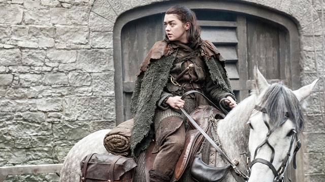 Arya Stark Maisie Williams Direwolf Bryan Cogman Game of Thrones Game of Thrones Season 7 Episode 2 GoT S07E02 Television