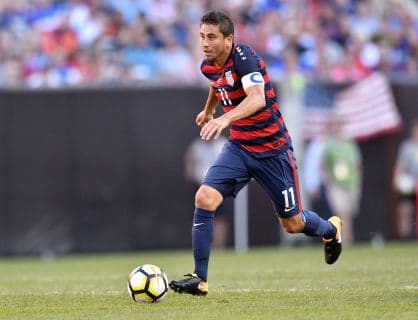 Midfielder Alejandro Bedoya has been relied on heavily by the United States thus far into the tournament. Credit David Richard-USA TODAY Sports