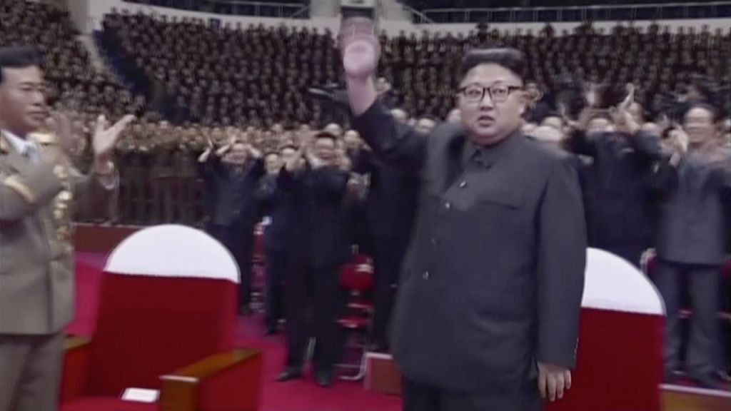 North Korea's leader Kim Jong Un attended a concert to celebrate the country's missile launch