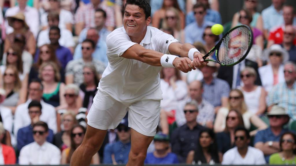 Milos Raonic of Canada