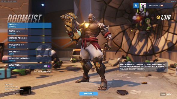 Doomfist cosmetics