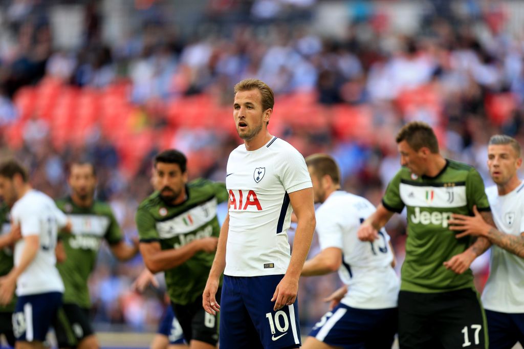 Harry Kane of Tottenham Hotspur during the pre-season friendly against Juventus