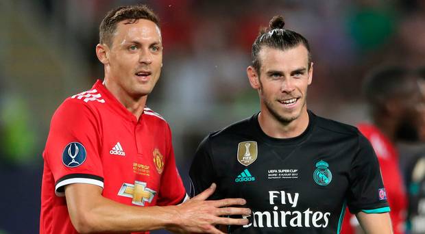 Man marked Nemanja Matic gets to grips with Gareth Bale