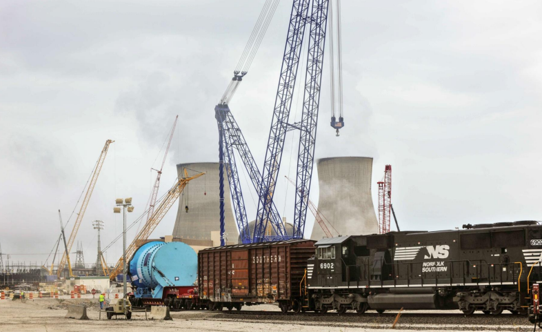 Plant Vogtle in Waynesboro is now the only nuclear power project under construction in the country