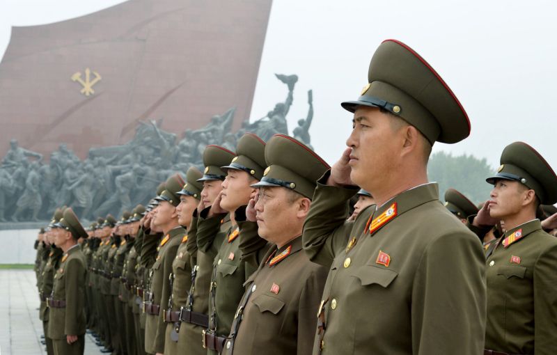 Instead of launching a missile, North Korea throws a party