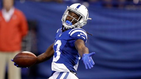 Indianapolis Colts wide receiver T.Y. Hilton caught seven passes for 153 yards. AP