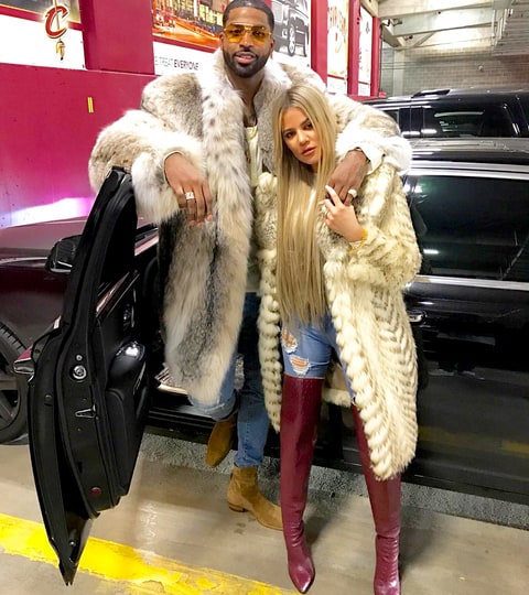 Khloe Kardashian and Tristan Thompson