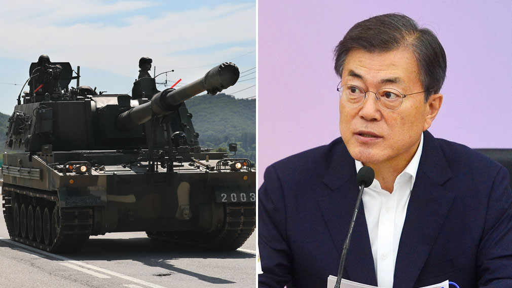 South Korea President Moon Jae-in has been briefed about military strategy to deal with the North