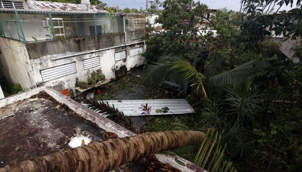 View of wreckage in the vicinity of the Santurce neighborhood in the aftermath of the hurricane Irma in San Juan Puerto Rico Sept. 7 2017. EPA-EFE  Thais Llorca