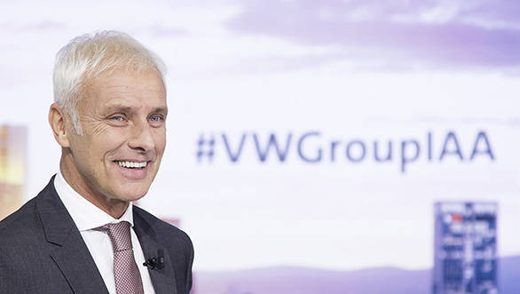 Matthias Mller chief Volkswagen Group