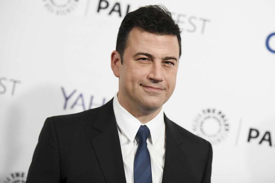 Jimmy Kimmel arrives at the 32nd Annual Paleyfest:'Scandal held at The Dolby Theatre in Los Angeles. Kimmel said on Sept. 19 2017 that Republican Sen. Bill Cassidy “lied right to my face” by going back