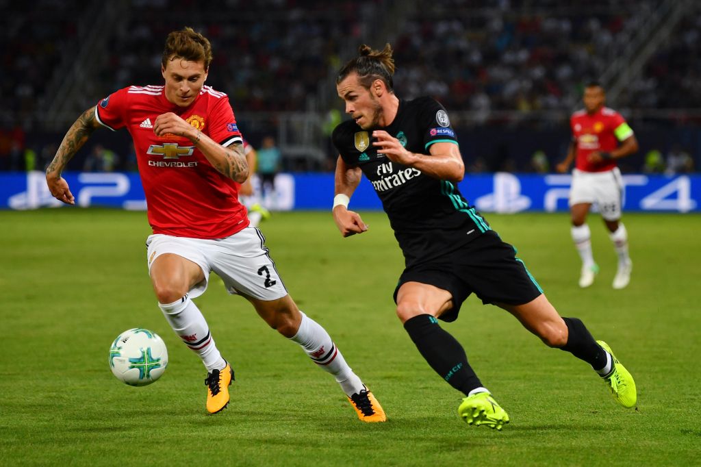 Victor Lindelof's only appearance for Manchester United this season came in the European Super Cup defeat to Real Madrid. Dan Mullan  Getty Images