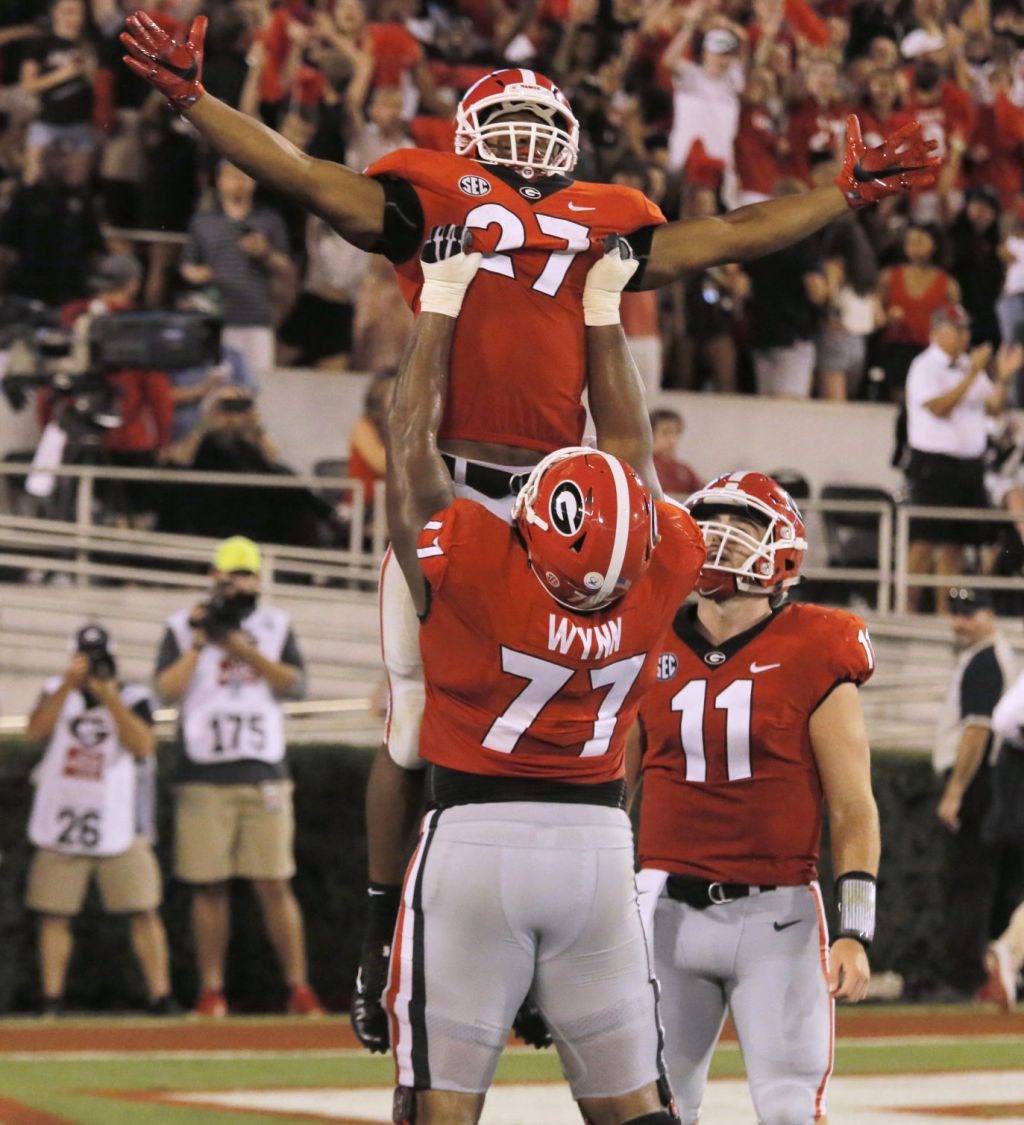 Georgia running back Nick Chubb