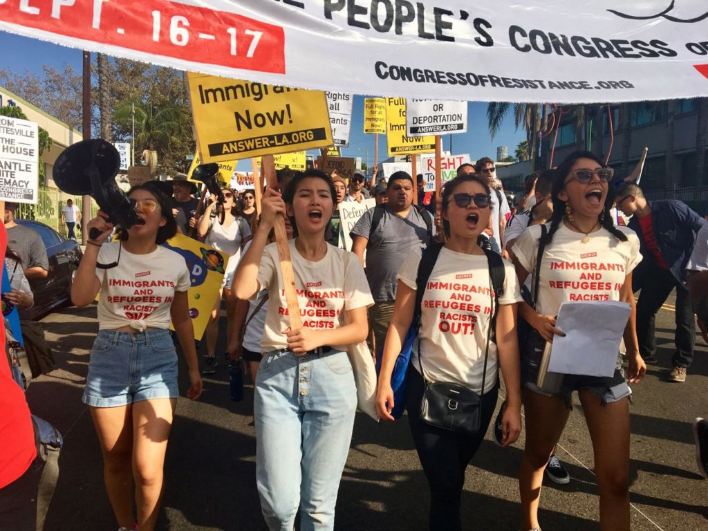 Tens of thousands march to defend DACA in LA