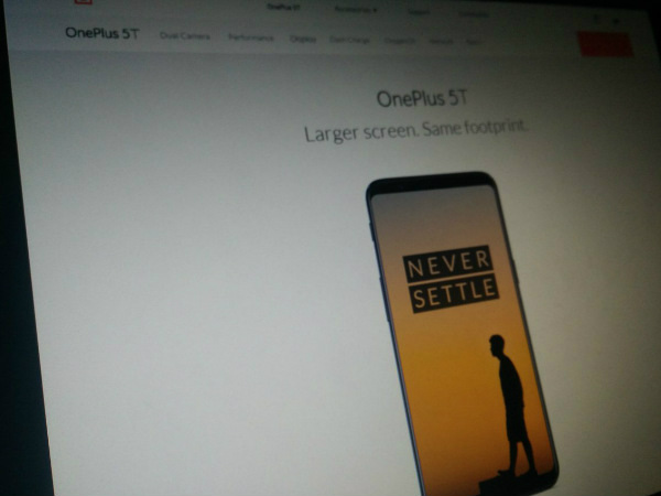 OnePlus 5T specs revealed by leaked AnTuTu screenshot