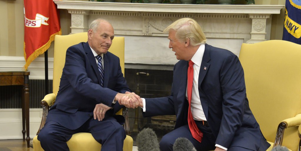 John Kelly Sworn In As New White House Chief of Staff In Oval Office