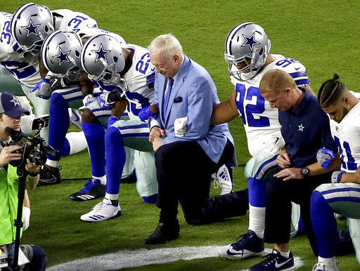 NFL opts not to react to Trump's anthem kneel'rule tweet