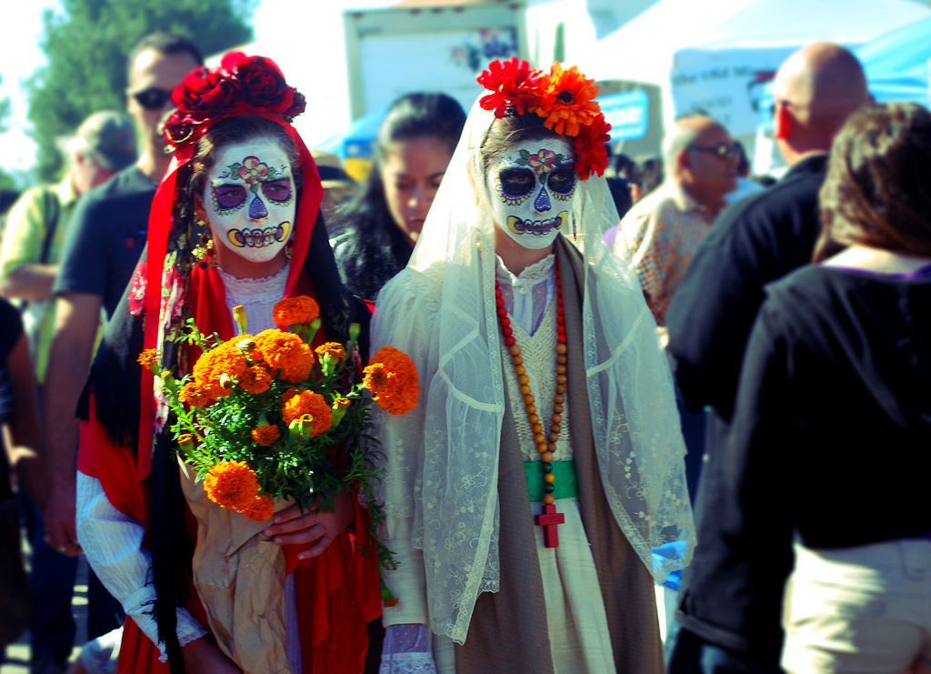 Day of the Dead: Thousands take to Mexico City streets to celebrate festival