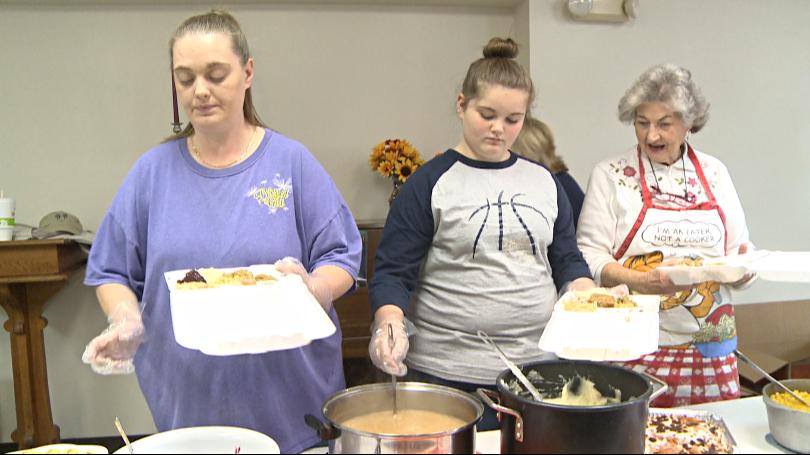 'It Means A Lot:' Harlem Church Serves Thanksgiving Meal With Style