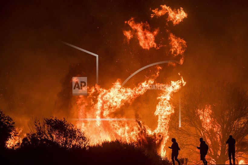 California Wildfires at the heart of Los Angeles