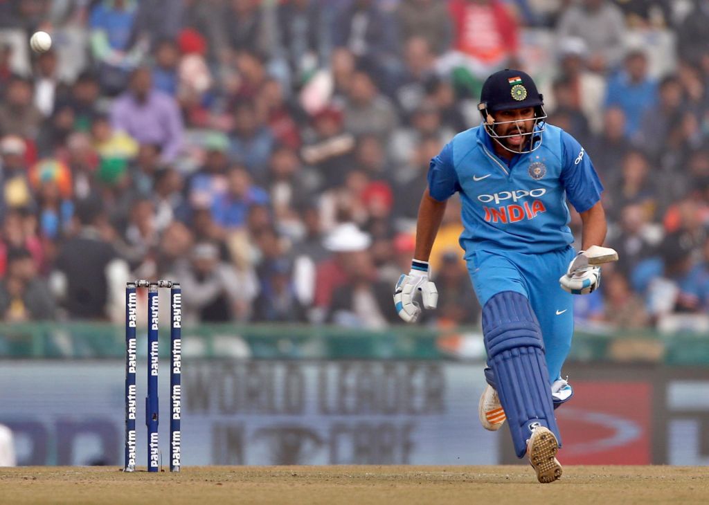 Rohit Sharma hit his second ODI double-century against Sri Lanka on Wednesday. Altaf Qadri  AP