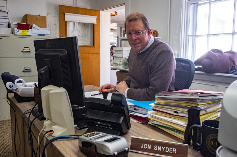 Tisbury tax collector Jon Snyder “Oh boy we have had many many people call.”
  
         — Mark Alan Lovewell