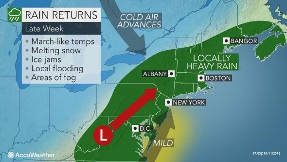 Weekend weather: More snow and rain followed by sun