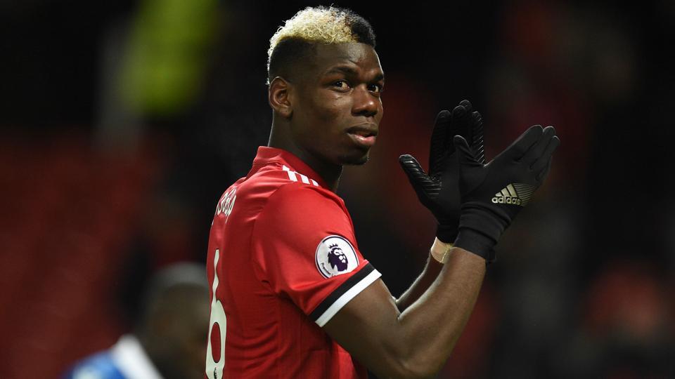 French midfielder Paul Pogba switched from Juventus to Premier League club Manchester United in 2016