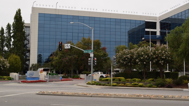 Intel headquarters in Santa Clara