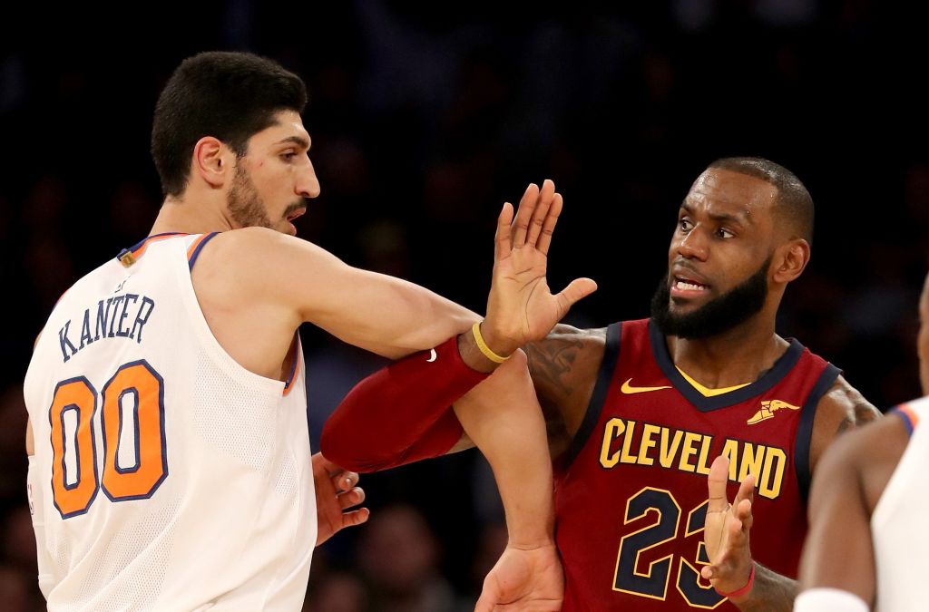 Knicks Enes Kanter trolled Le Bron James after Thunder crushed Cavs